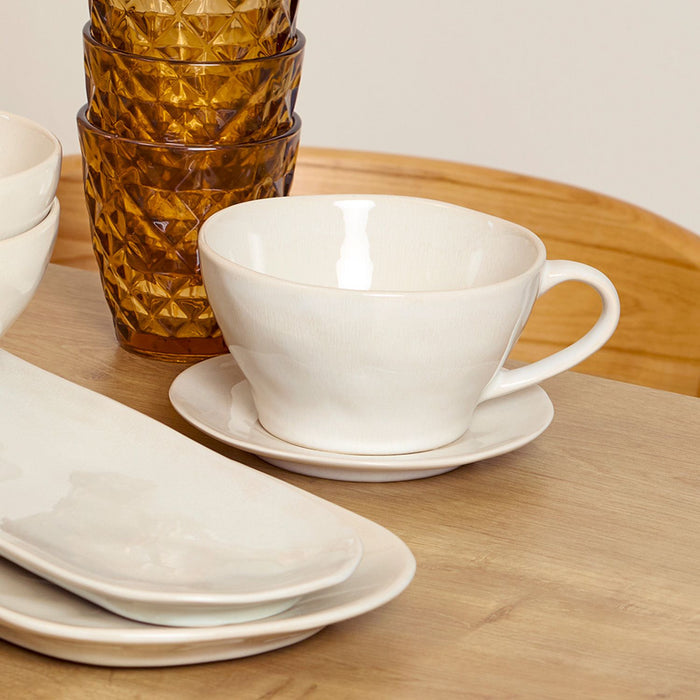 S & P Rocca Cappuccino/Nescafeset 18cl beige 8 Delig | 4 Persoons