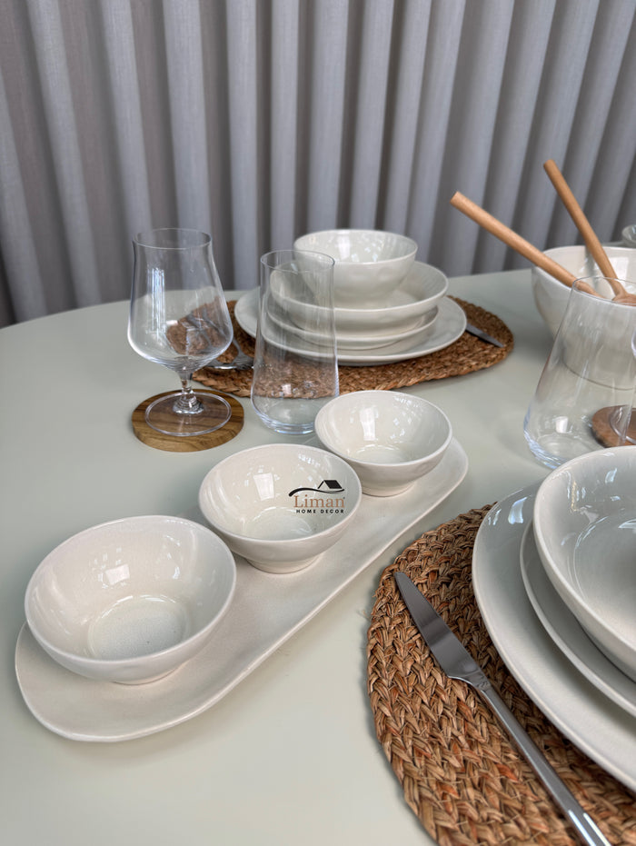 S & P Rocca Serviesset 16 delig | 4 Persoons Beige