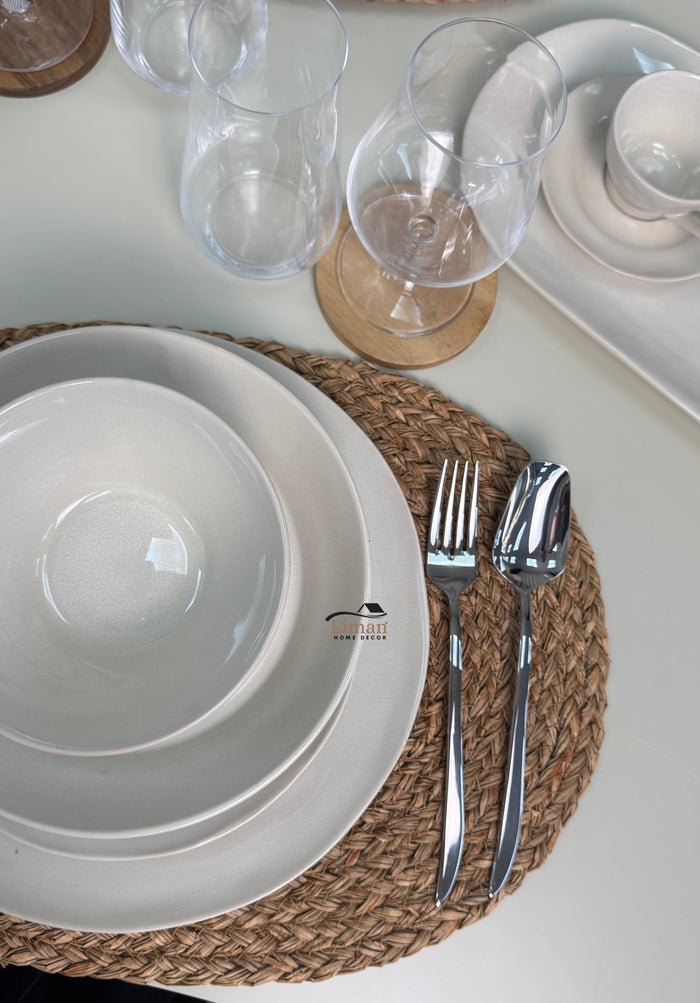 S & P Rocca Serviesset 16 delig | 4 Persoons Beige
