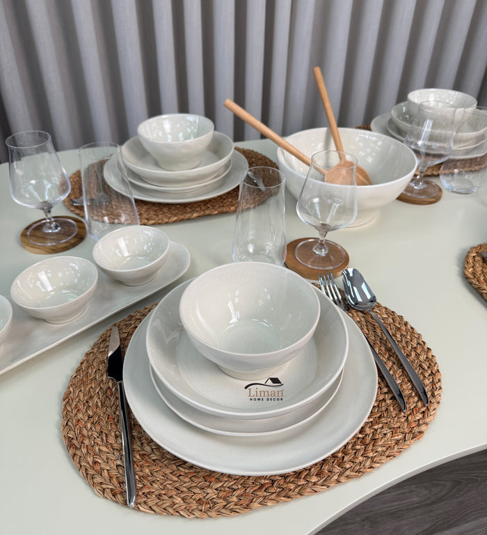S & P Rocca Serviesset 16 delig | 4 Persoons Beige