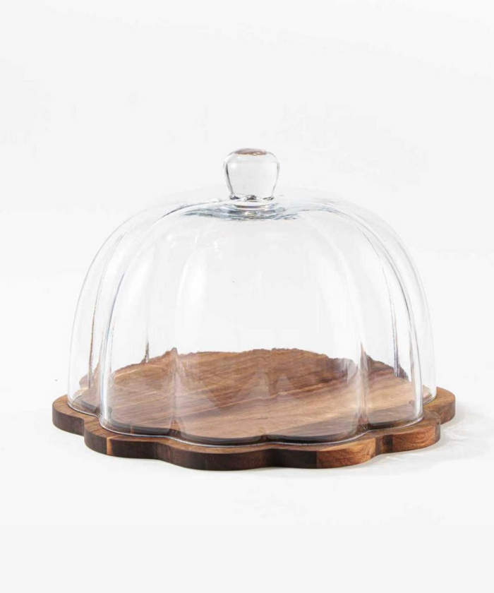 Bavary Rustic wood Daisy Cakestand | 31 cm