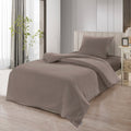 Lavella SADE DEKBEDOVERTREK SET | BRUIN 140X200 CM 3-DELIG