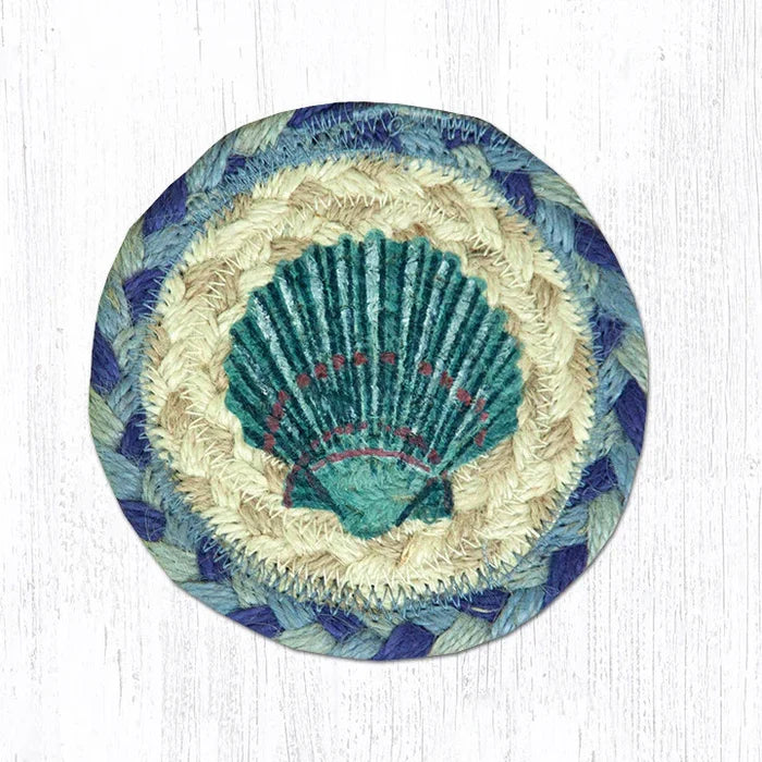 Sea Scallop Printed Coaster