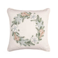 Seashell Wreath Decorative Pillow