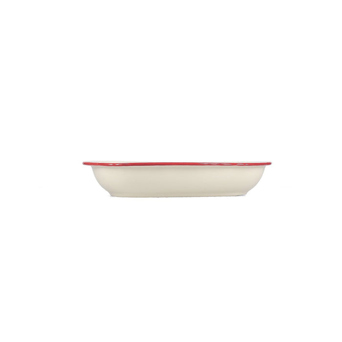 S|P Collection Serveerschaal 26,5x17,5xH4,5cm ovaal burgundy Cyril