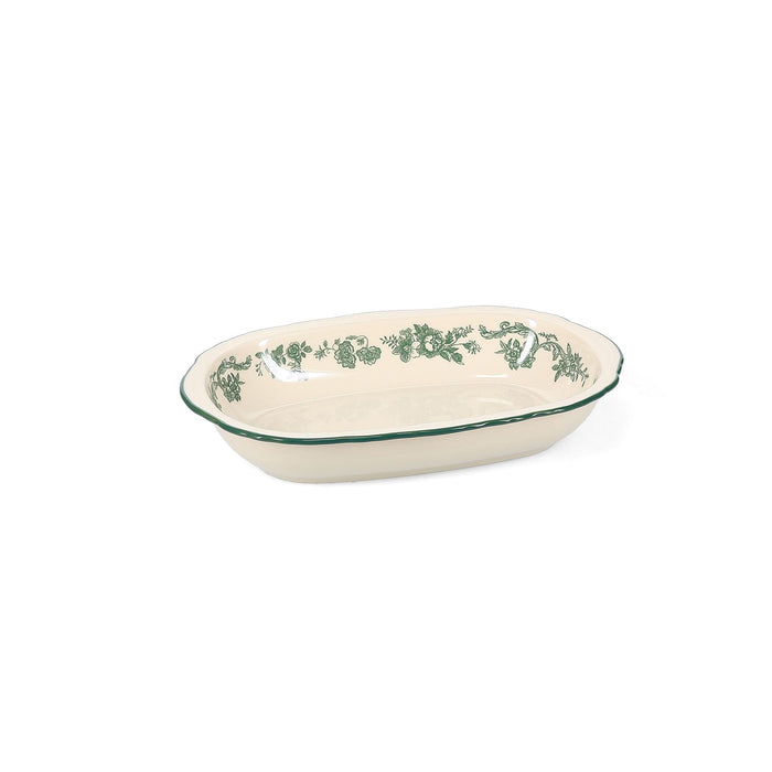S|P Collection SERVEERSCHAAL 26,5X17,5XH4,5CM OVAAL GREEN CYRIL