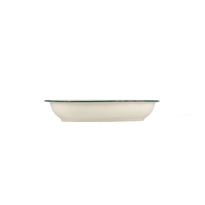 S|P Collection SERVEERSCHAAL 26,5X17,5XH4,5CM OVAAL GREEN CYRIL