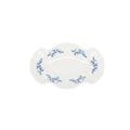 Serveerschaal 26x16cm Blue flower Retro
