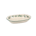 S|P Collection SERVEERSCHAAL 31,5X21XH5,5CM OVAAL GREEN CYRIL