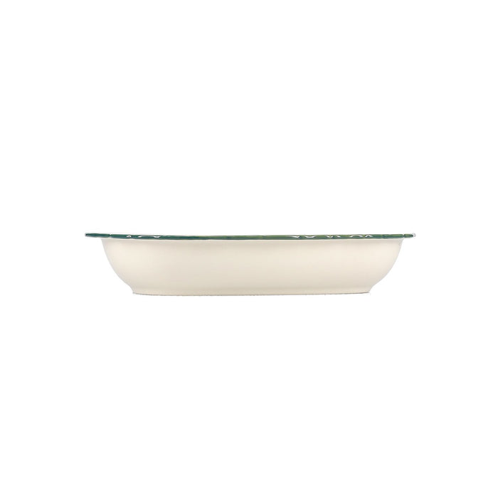 S|P Collection SERVEERSCHAAL 31,5X21XH5,5CM OVAAL GREEN CYRIL
