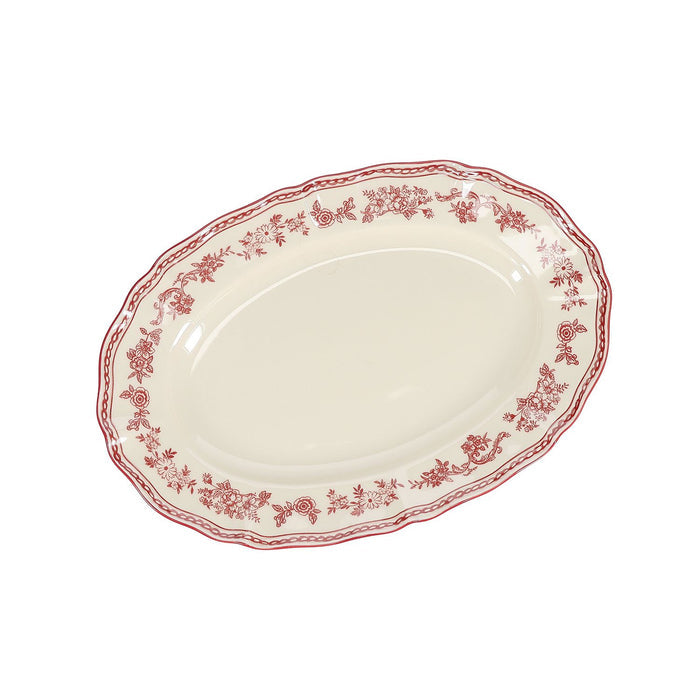 S|P Collection Serveerschaal 32,5x22,5cm ovaal burgundy Cyril