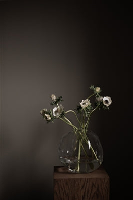 SM PEBBLE VASE CLEAR-CLEAR