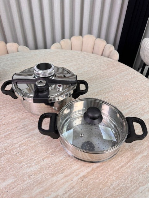 Bavary Snelkook- / couscous pan 24 cm | 6 Liter