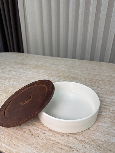 LimanOnline.com - Liman Home Decor Sora Kom / Saladekom met Acacia Deksel Per stuk