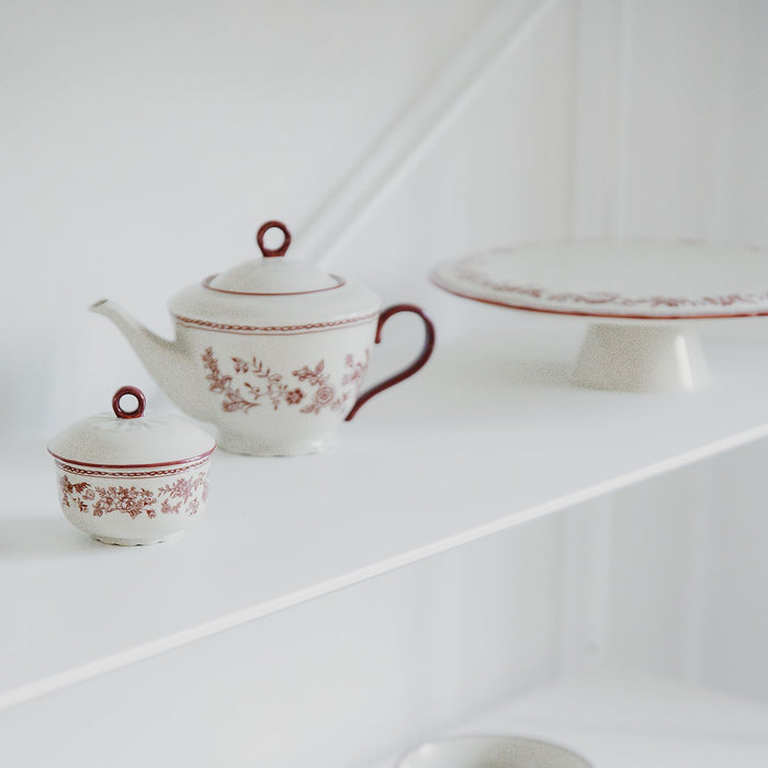S|P Collection Suikerpot 20,5cl met deksel burgundy Cyril