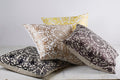 Product with title Symbol Pillow - PWSY2424-WHI-GLD PWSY2424-NAT-NIG PWSY2424-NAT-GRN