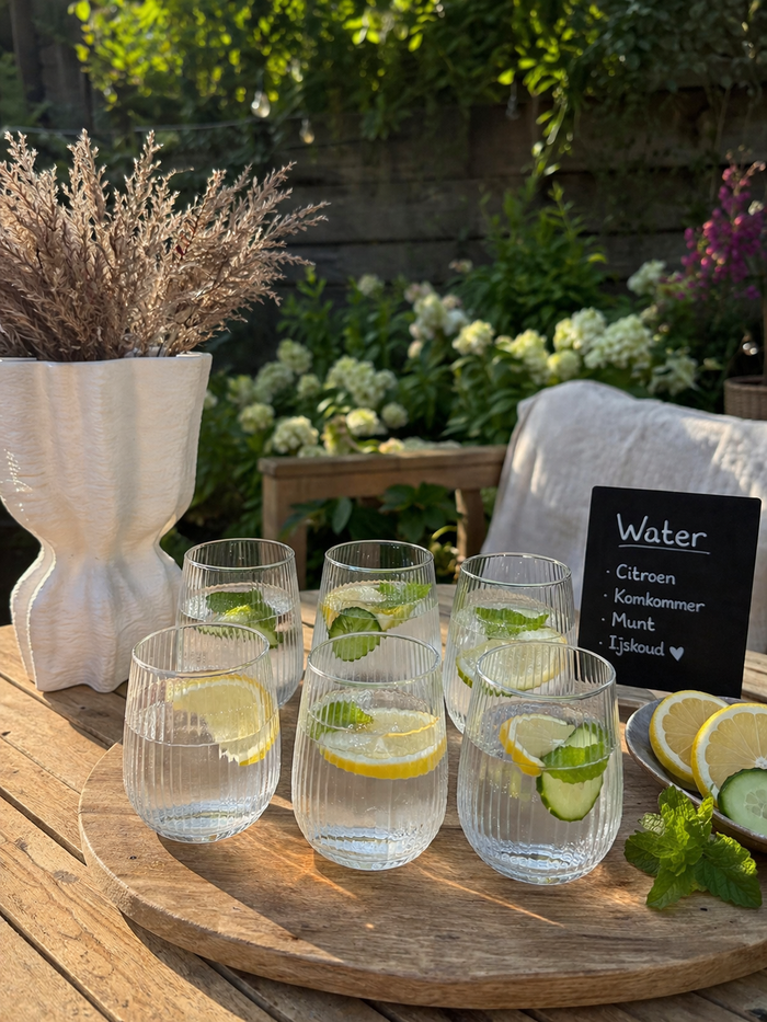 BVR Terra Line Waterglazen | 6 Delig