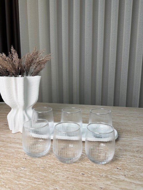 BVR Terra Line Waterglazen | 6 Delig