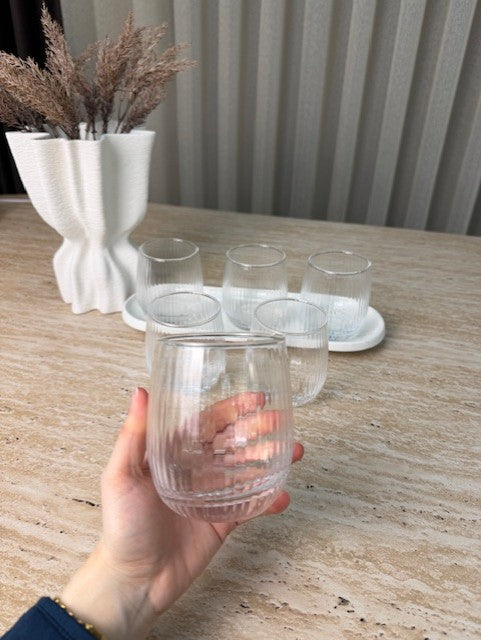 BVR Terra Line Waterglazen | 6 Delig