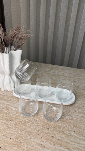 BVR Terra Line Waterglazen | 6 Delig