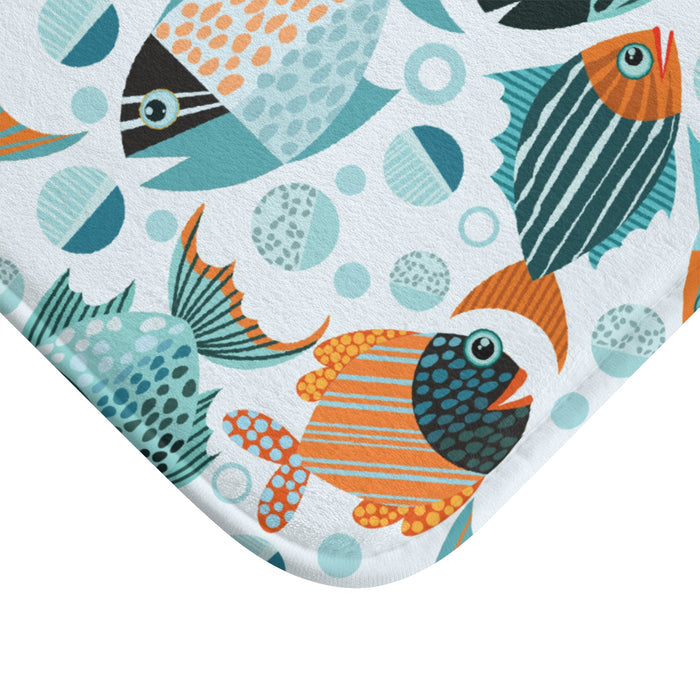 Tropical Fish Bath Mat