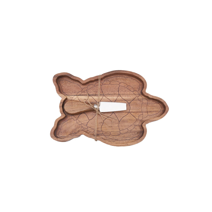 Turtle Serving Board & Spreader Set