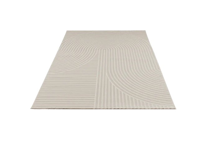 A - Z URGUP 39 HALI DARK CREAM Grote Boogjes - Japandi