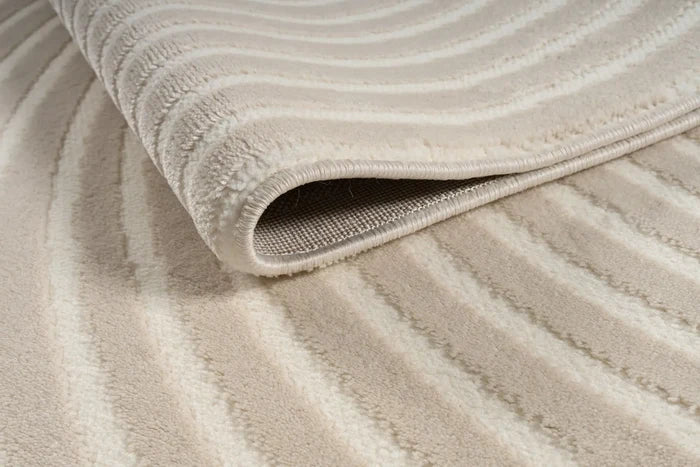 A - Z URGUP 39 HALI DARK CREAM Grote Boogjes - Japandi