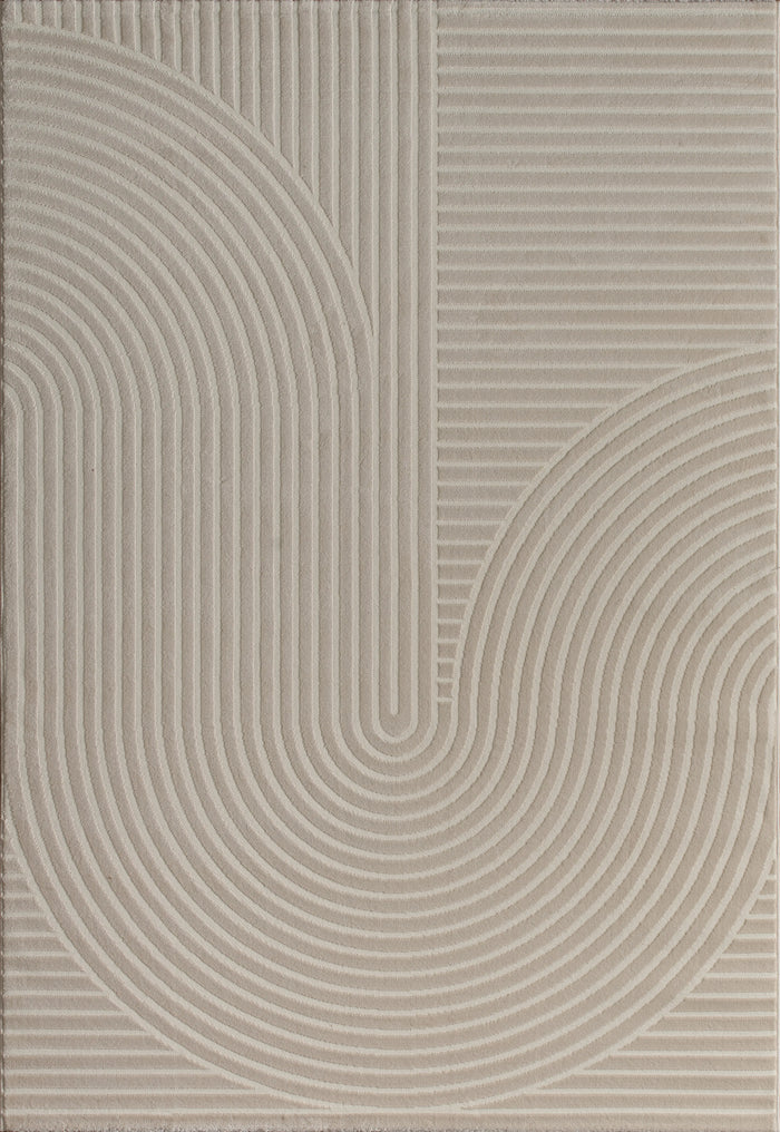A - Z URGUP 39 HALI DARK CREAM Grote Boogjes - Japandi