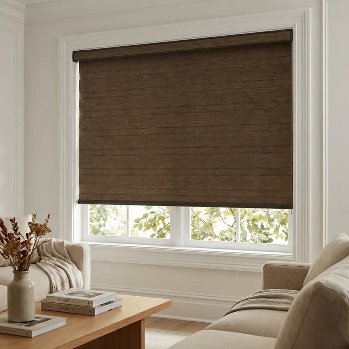 Zebra Room Darkening Roller Shades