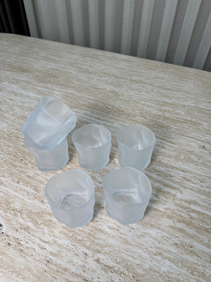 BVR Zirconia Freezy Drink glazen 200ML | 6 delig